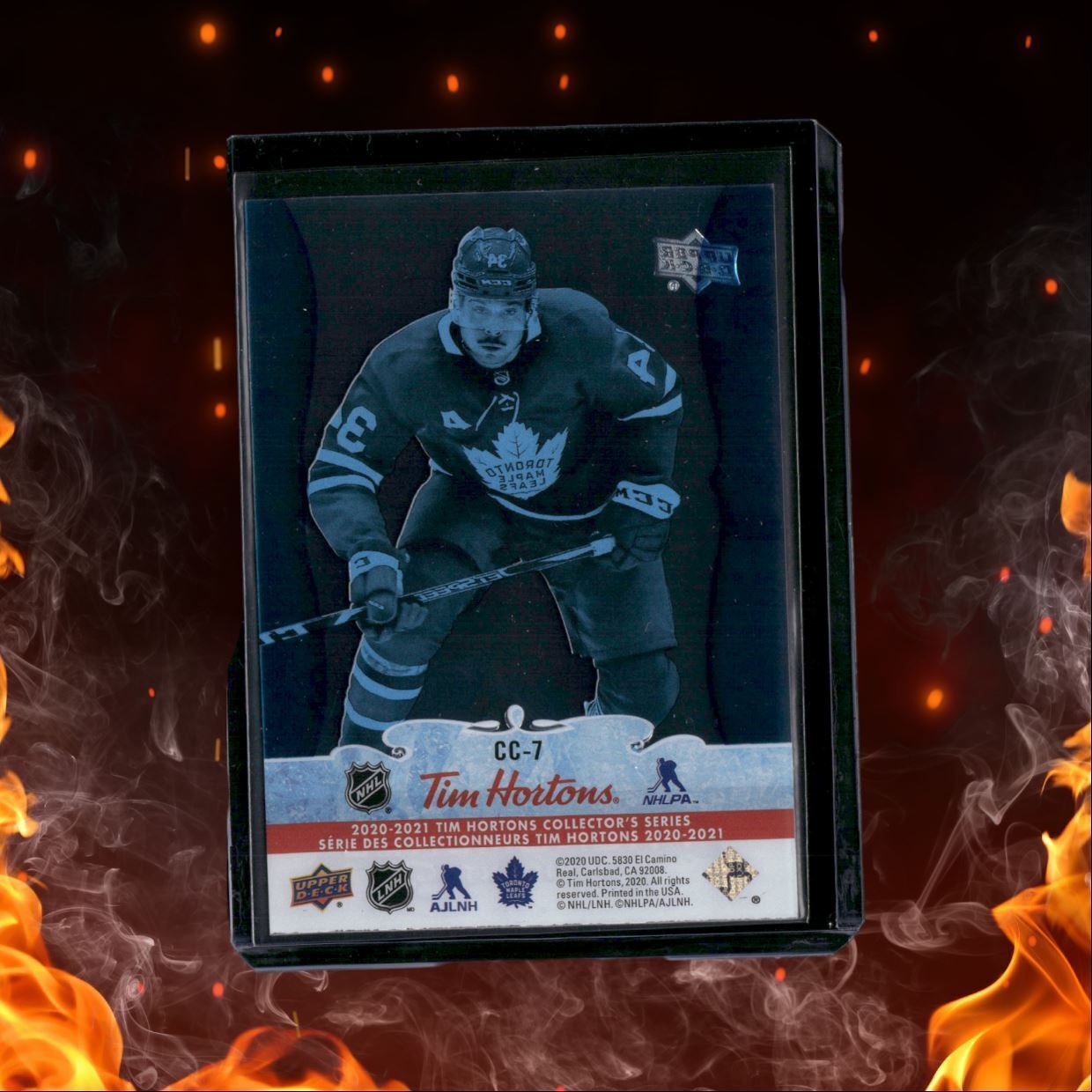2020-21 Upper Deck Tim Hortons Auston Matthews Clear Cut Phenoms #CC-7