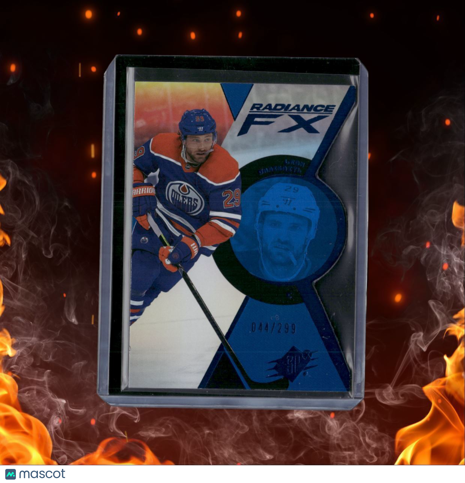 2023-24 Upper Deck SPx Leon Draisaitl Radiance FX Blue 044/299 #RFX-37