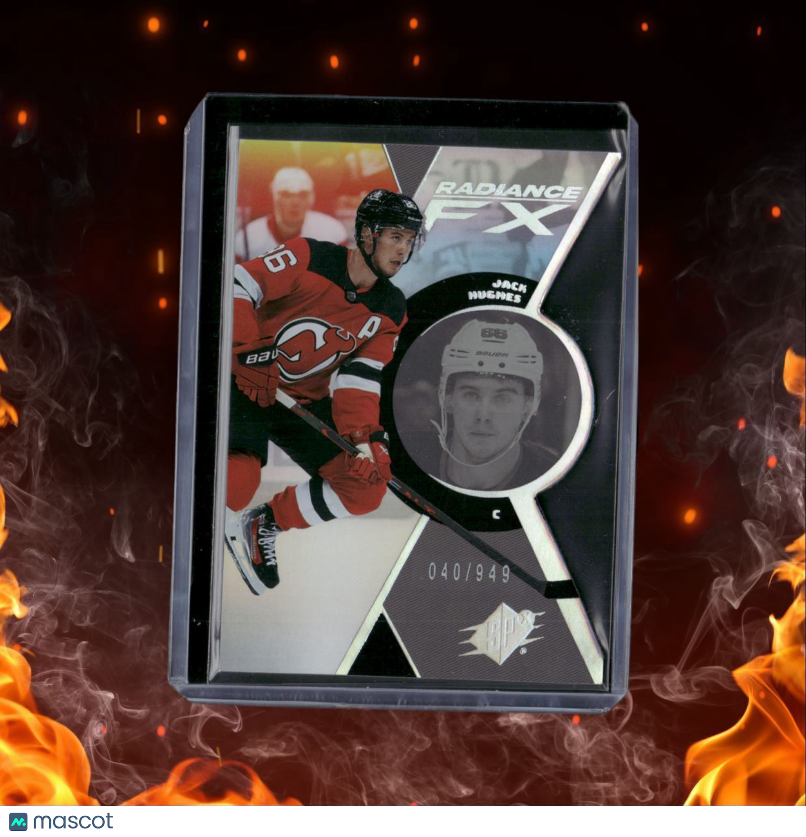 2023-24 Upper Deck SPx Jack Hughes Radiance FX 040/949 #RFX-21