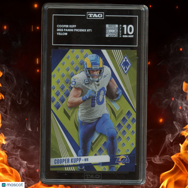 2023 Panini Phoenix COOPER KUPP /50 Yellow TAG 10 #71