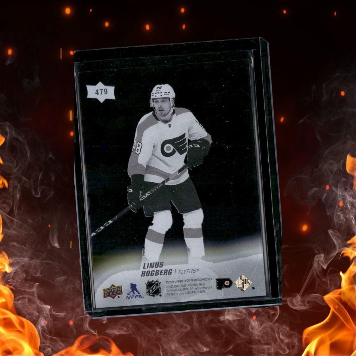 2022-23 Upper Deck Linus Hogberg Young Guns Clear Cut Rookie #479