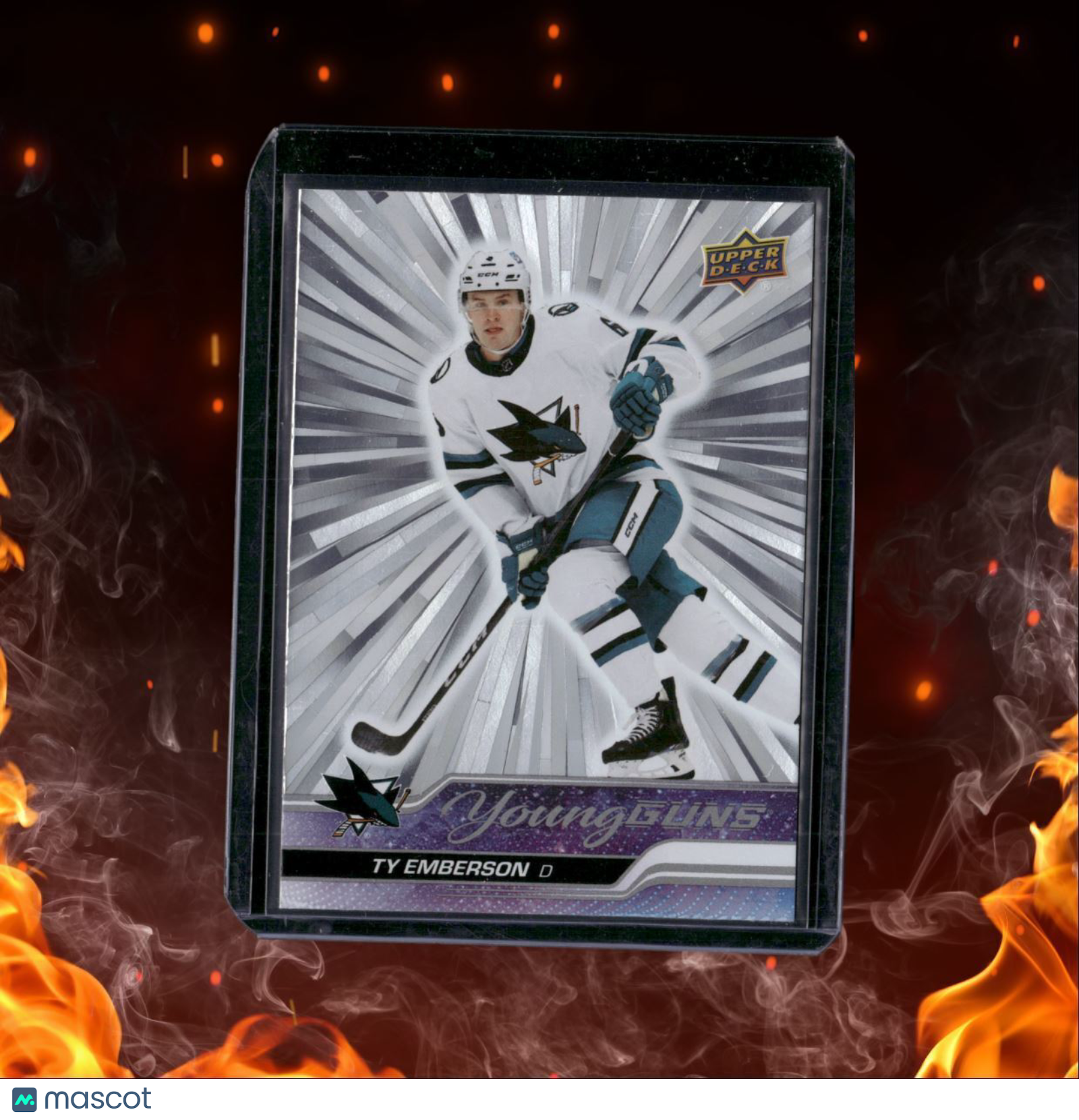 2003-04 Upper Deck Allan Rourke Young Guns Outburst Silver Rookie #460