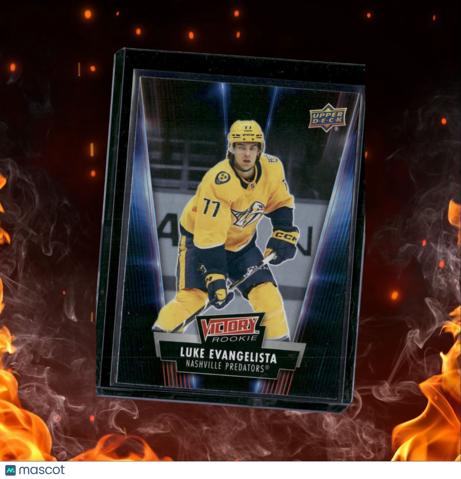 2024-25 Upper Deck National Hockey Card Day Luke Evangelista Victory Black
