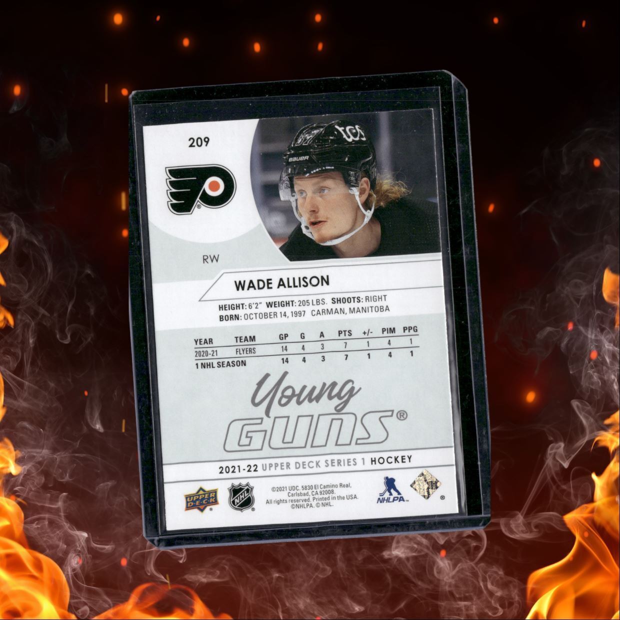 2021-22 Upper Deck Wade Allison Young Guns Rookie #209
