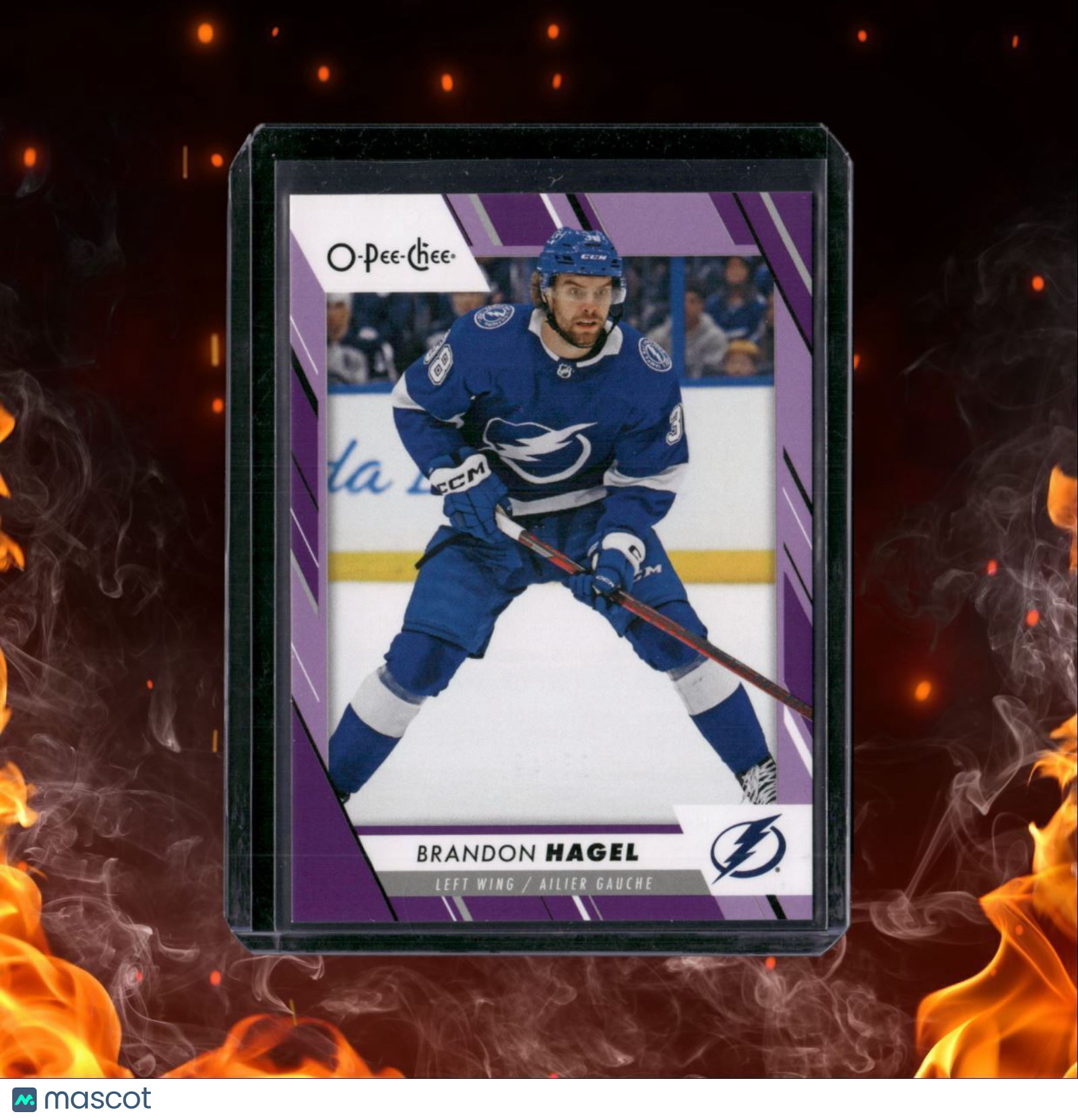 2023-24 O-Pee-Chee Brandon Hagel Purple Border 11/49 #65