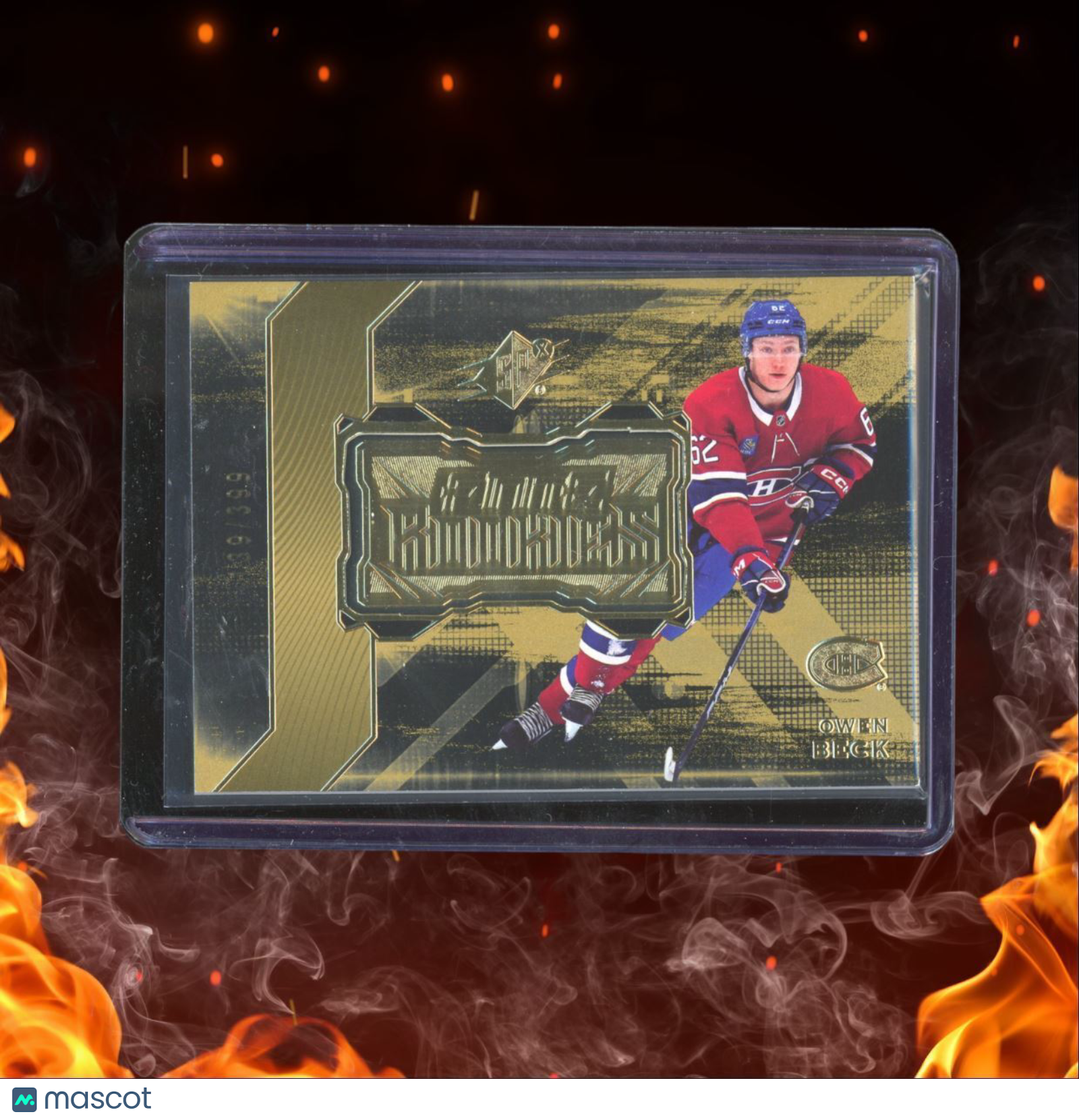 2023-24 Upper Deck SPx Owen Beck Finite Gold Rookie 139/399 #F-22