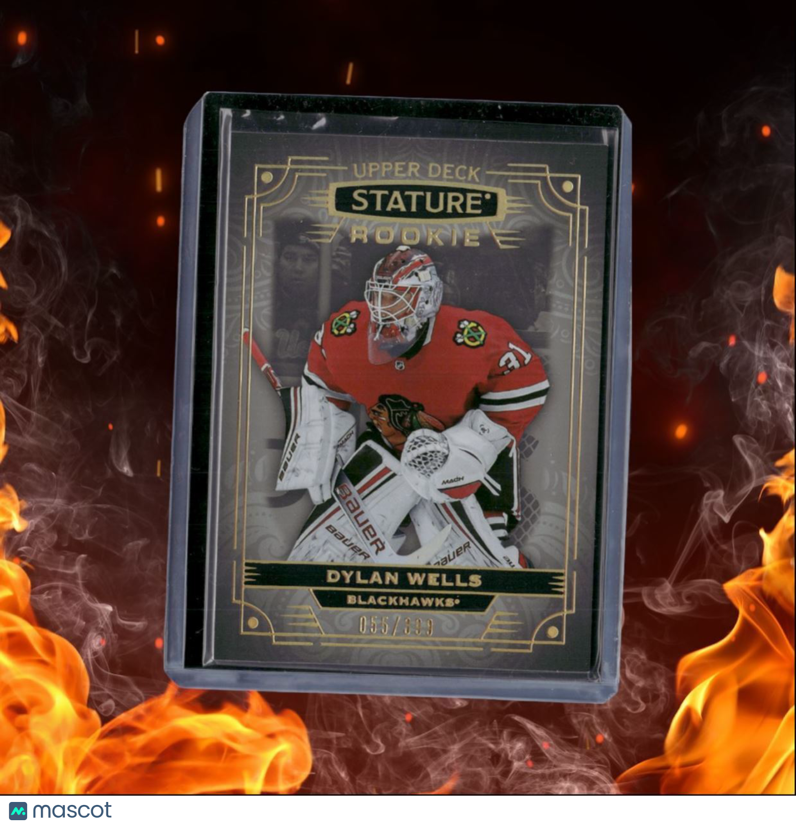 2022-23 Upper Deck Stature Dylan Wells Rookie 055/399 #126