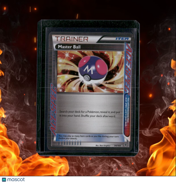 2013 Pokemon Plasma Blast Master Ball Ace Spec Holo MP #94