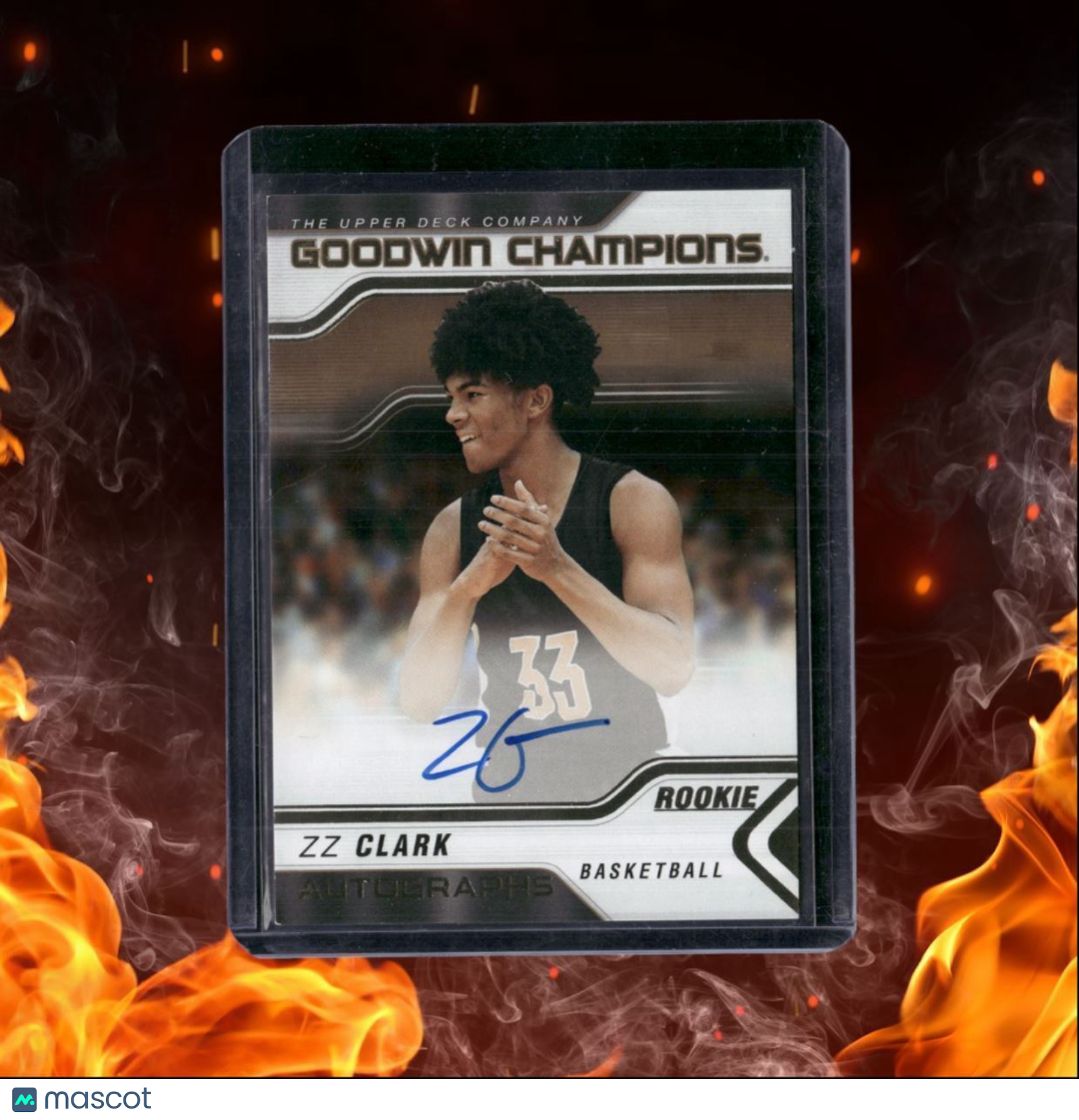 2023-24 Upper Deck Goodwin Champions ZZ Clark Rookie Auto #A-ZC