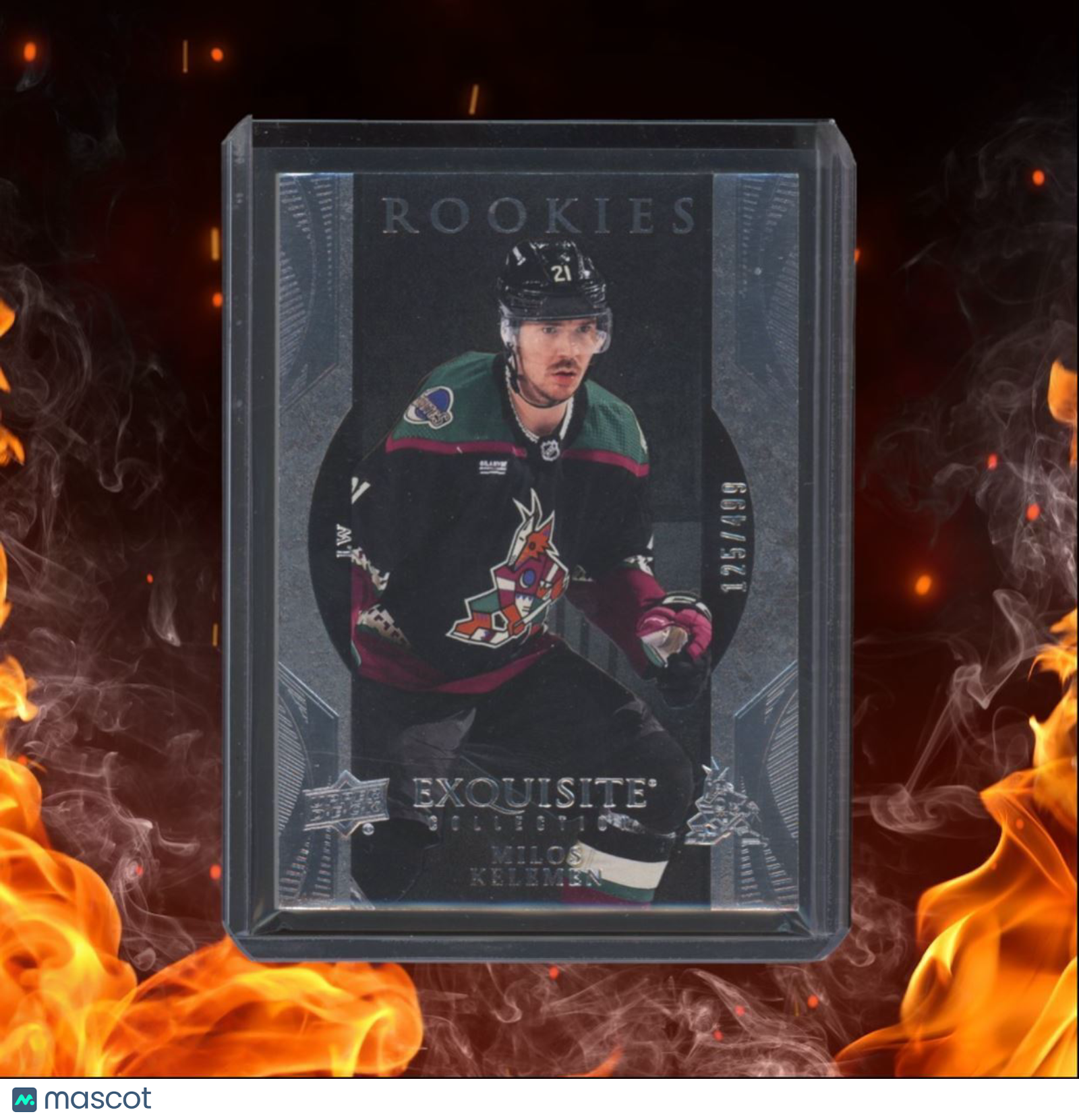 2023-24 Upper Deck Ice Milos Klemen Exquisite Rookie 125/499 #R9