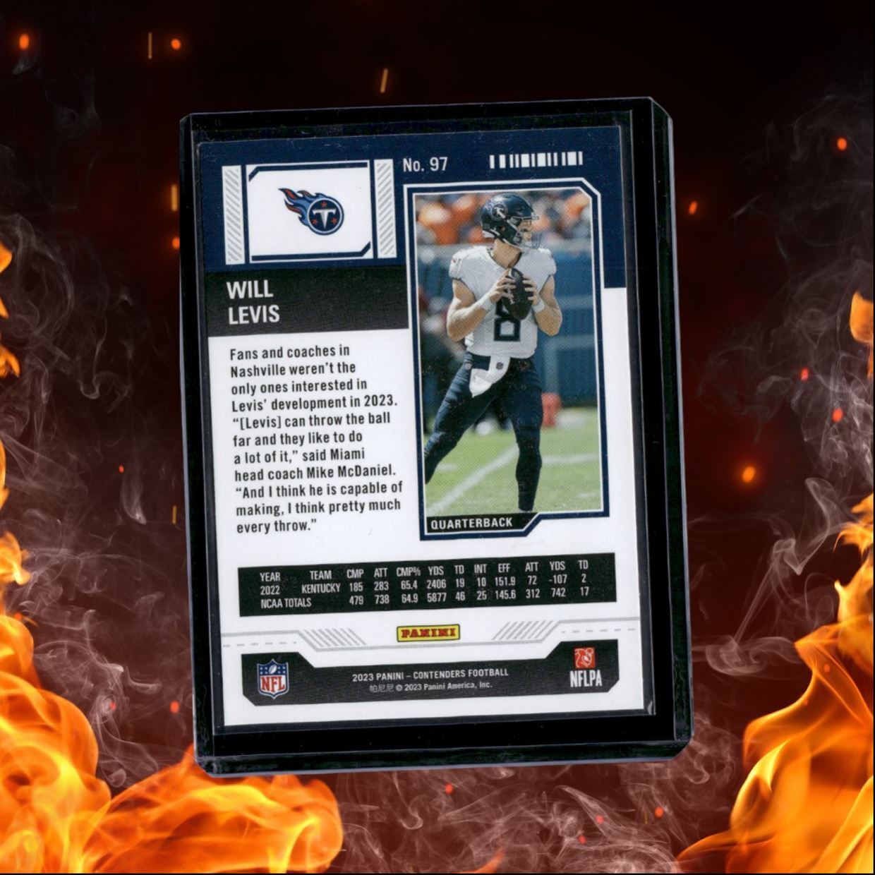 2023 Panini Contenders Will Levis Season Ticket Mojo #97