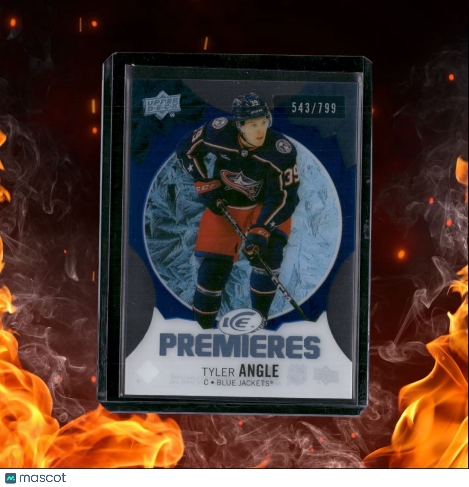 2023-24 Upper Deck Ice Tyler Angle Ice Premieres Rookie 543/799 #181