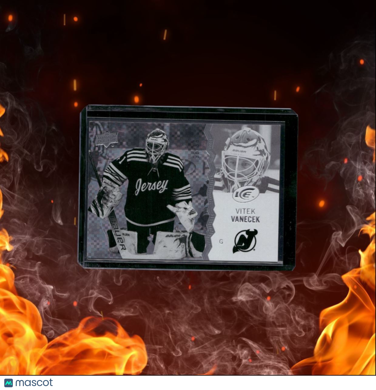 2023-24 Upper Deck Ice Vitek Vanecek Greyscale 98/99 #54