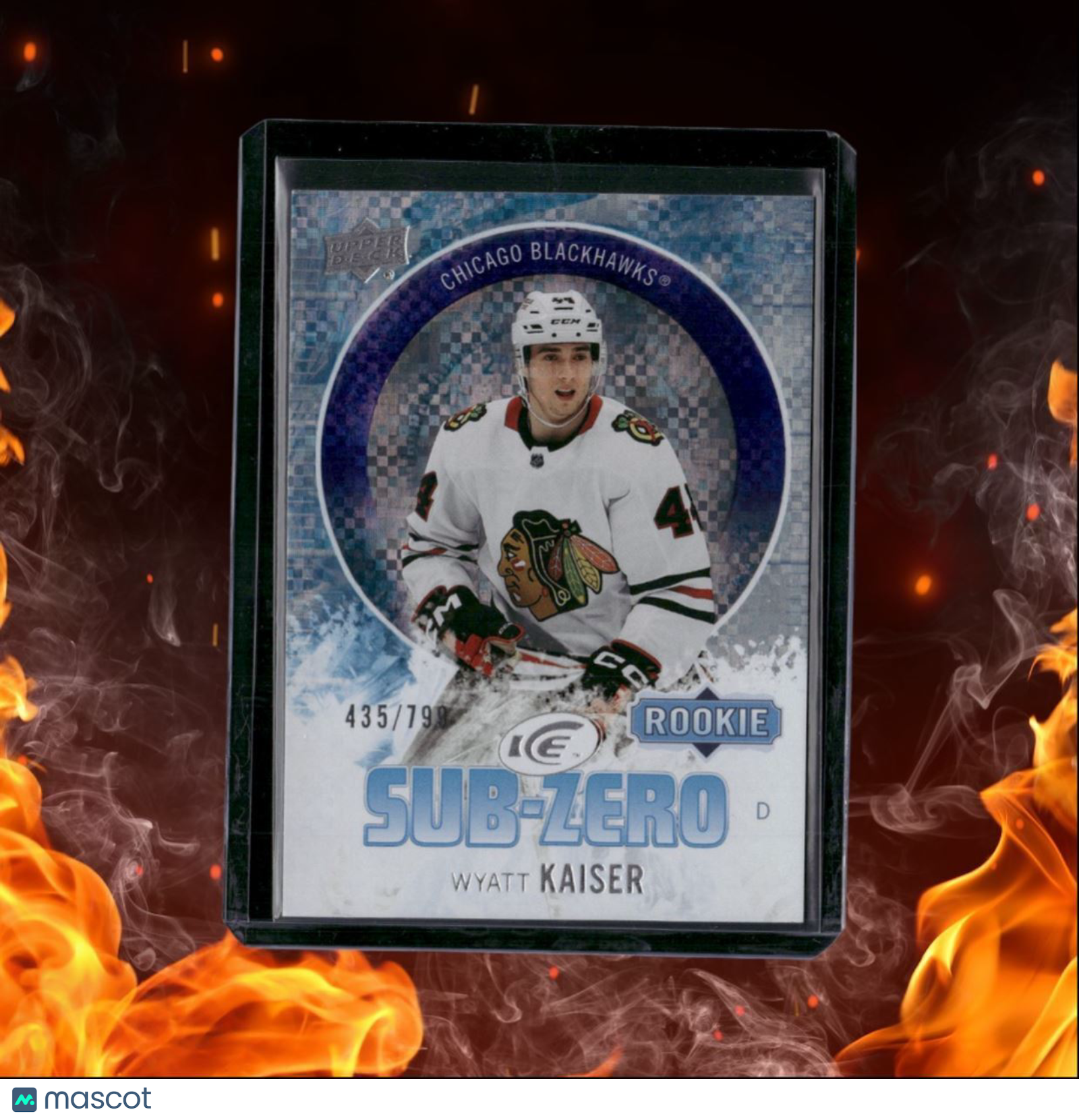 2023-24 Upper Deck Ice Wyatt Kaiser Sub-Zero Rookie 435/799 #SZ-29