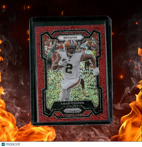 2023 Panini Prizm Amari Cooper Red Sparkle Prizm #64