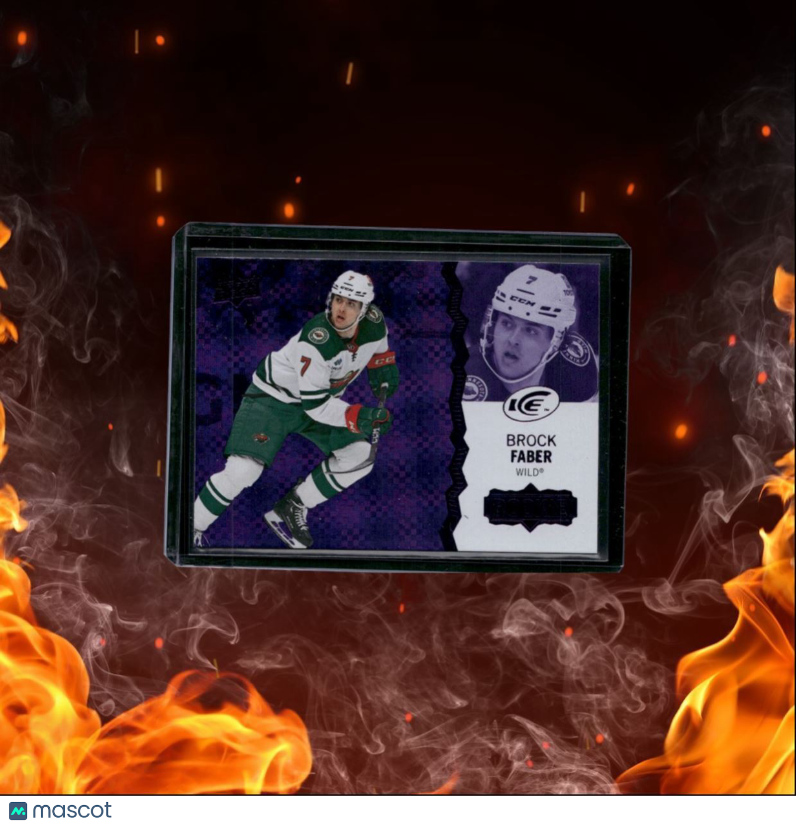 2023-24 Upper Deck Ice Brock Faber Purple Rookie #144