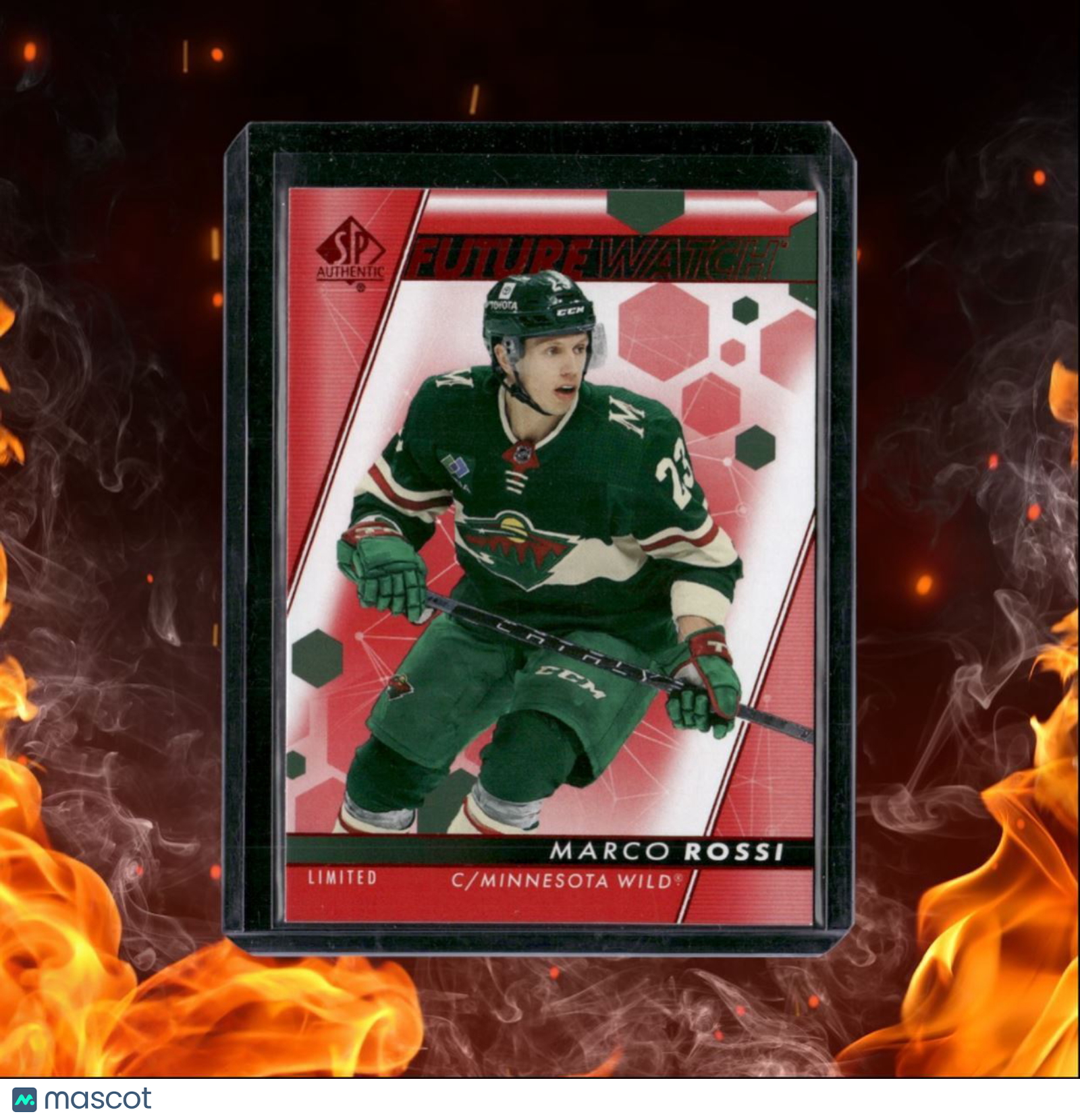 2022-23 SP Authentic Marco Rossi Limited Red Rookie #104