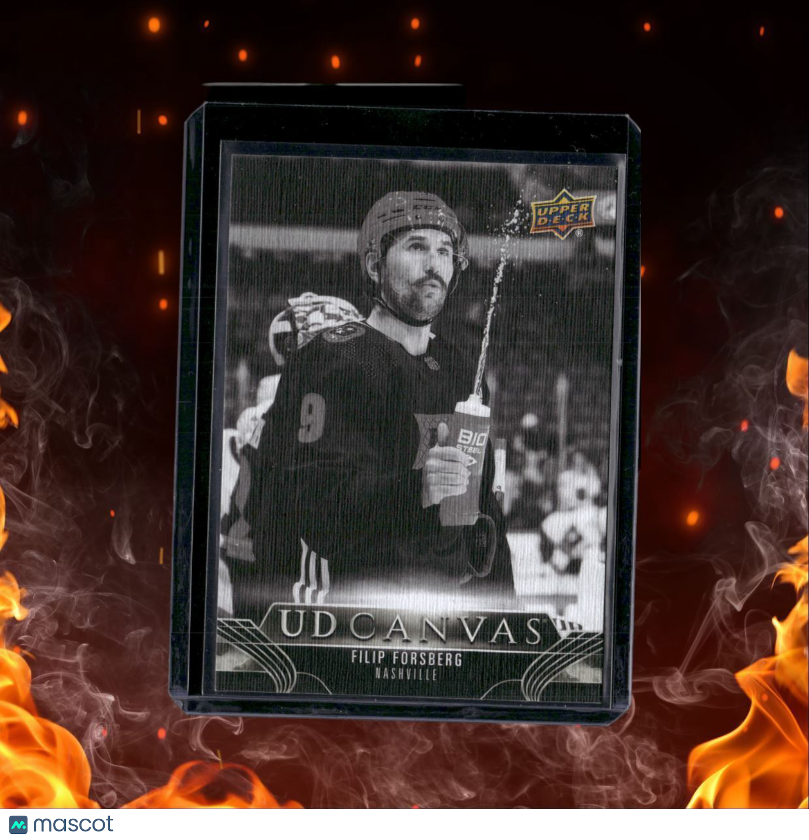 2023-24 Upper Deck UD Canvas Black Filip Forsberg #C168