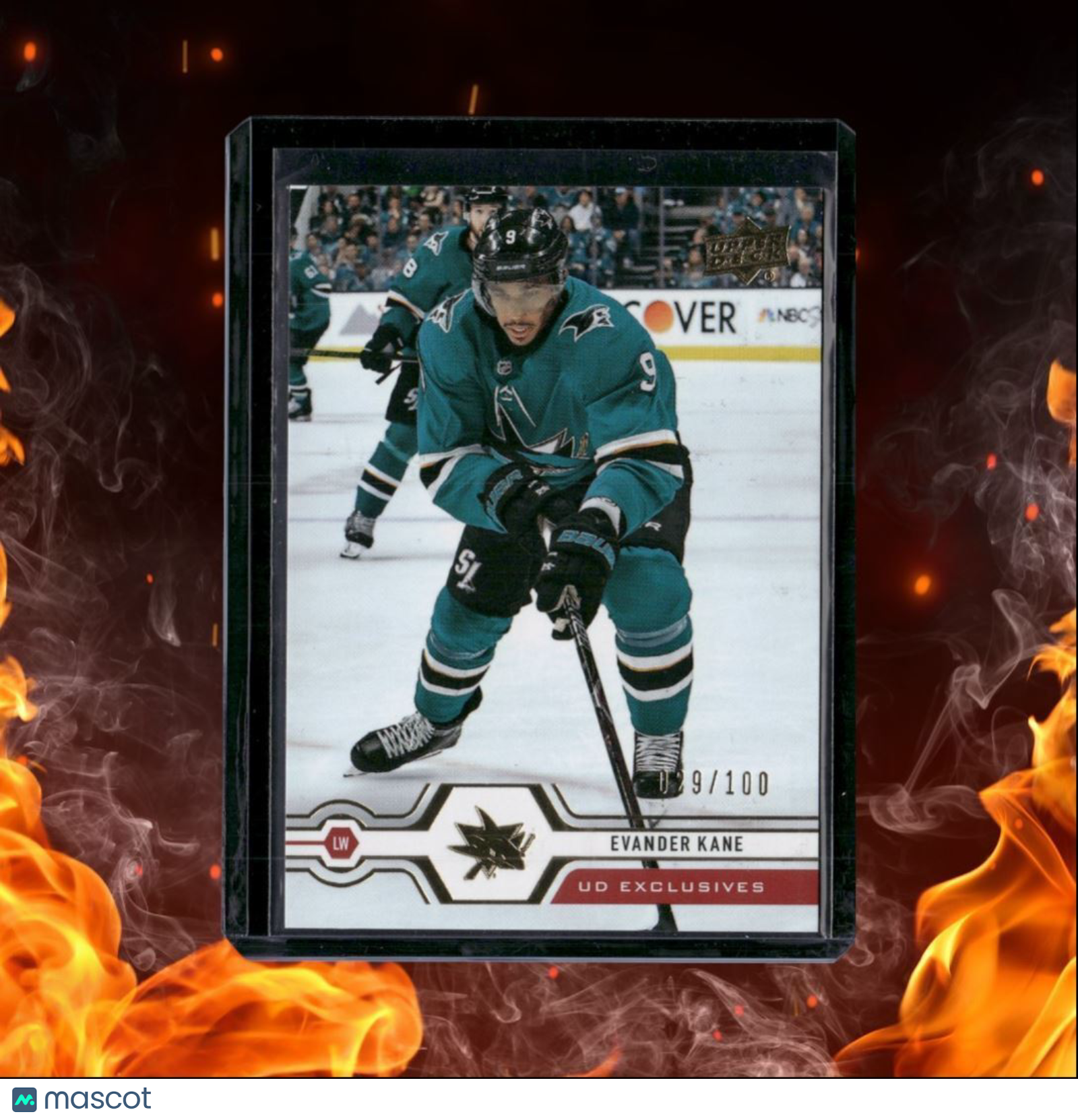 2019-20 Upper Deck Evander Kane UD Exclusives 9/100 #162