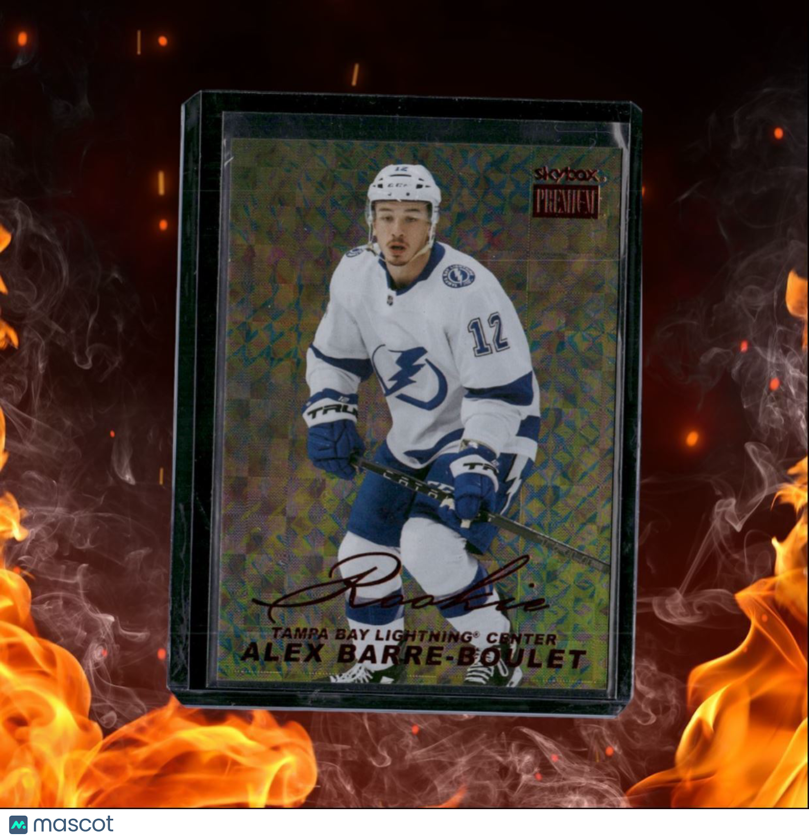 2021-22 Skybox Metal Universe Alex Barre-Boulet Retro Star Rubies Rookie 08/50