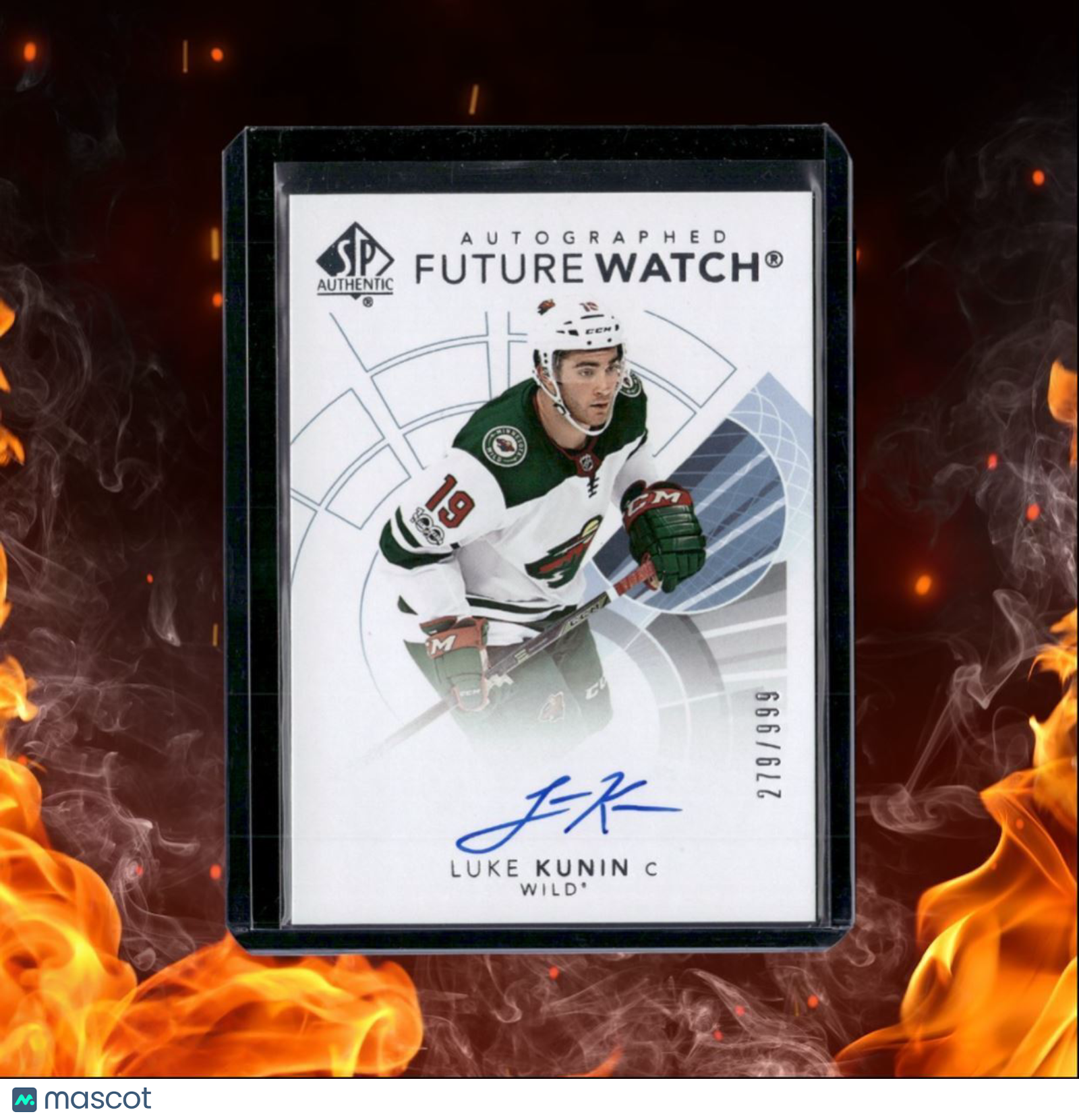 2017-18 SP Authentic Luke Kunin Future Watch Rookie Auto 279/999 #152