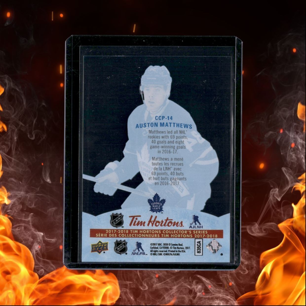 2017-18 Upper Deck Tim Hortons Auston Matthews Clear Cut Phenoms #CCP-14