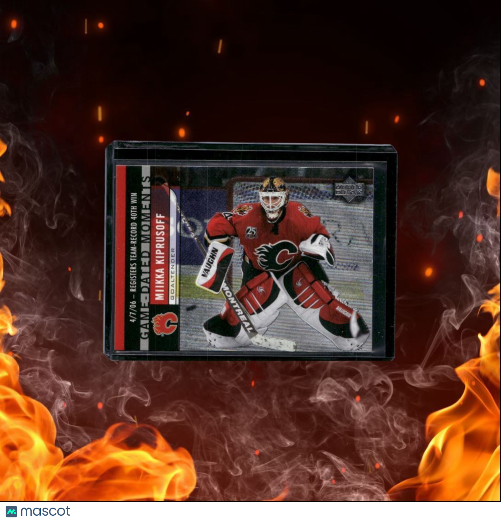 2006-07 Upper Deck Miikka Kiprusoff Game Dated-Moment #GD5