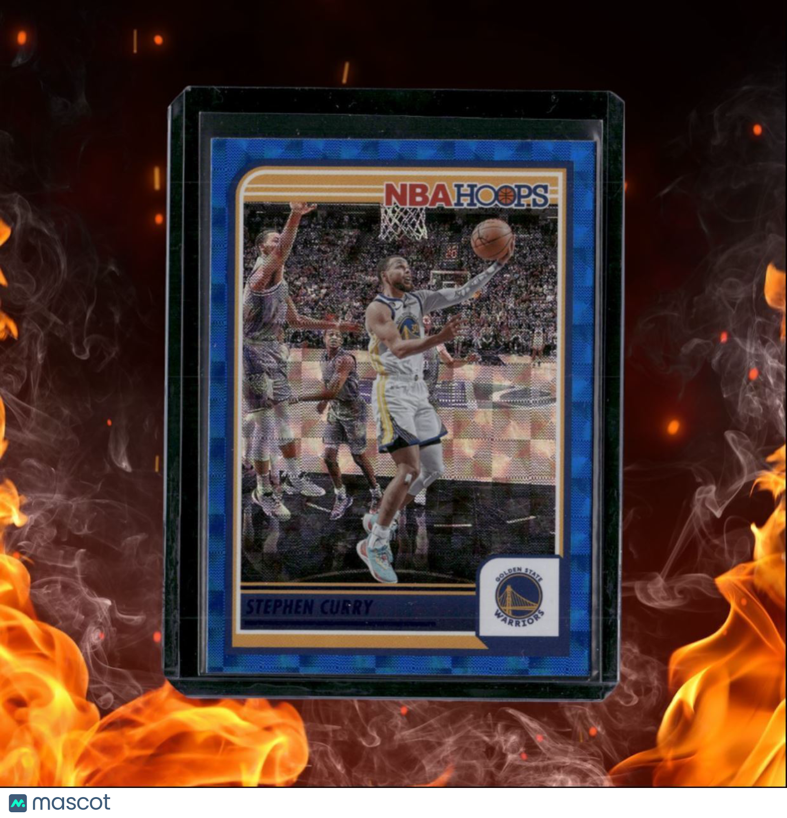 2023-24 Panini NBA Hoops Stephen Curry Blue Hyper #35