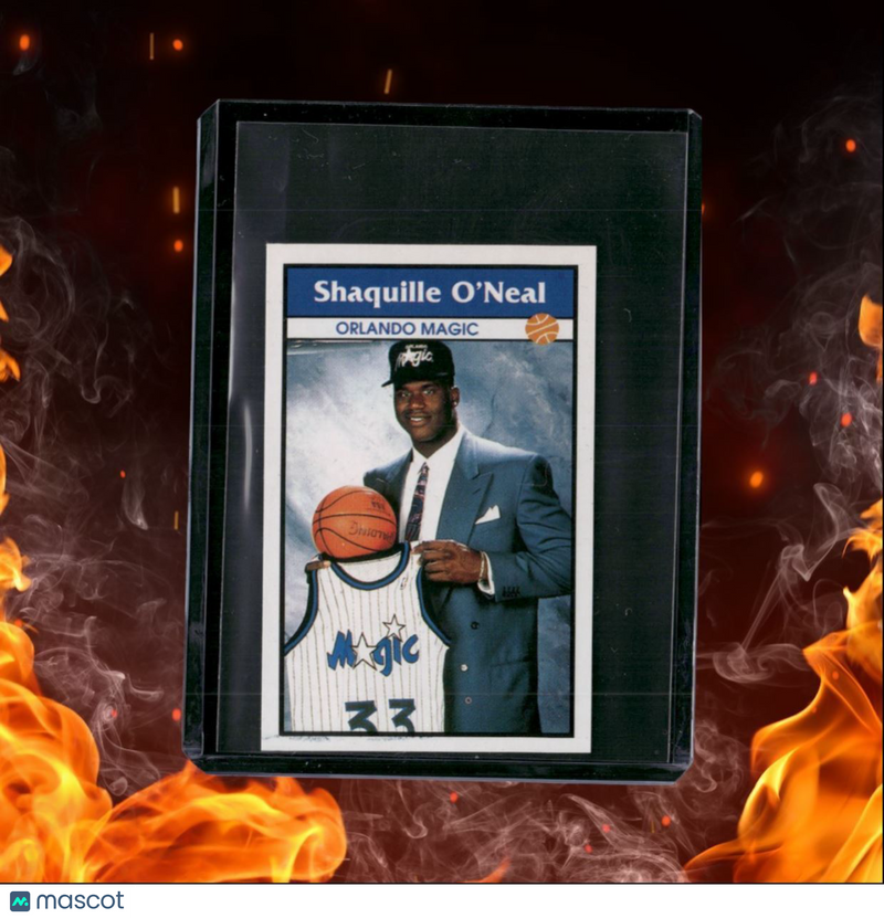 1992-93 Panini Basketball Stickers Shaquille O'Neal Rookie