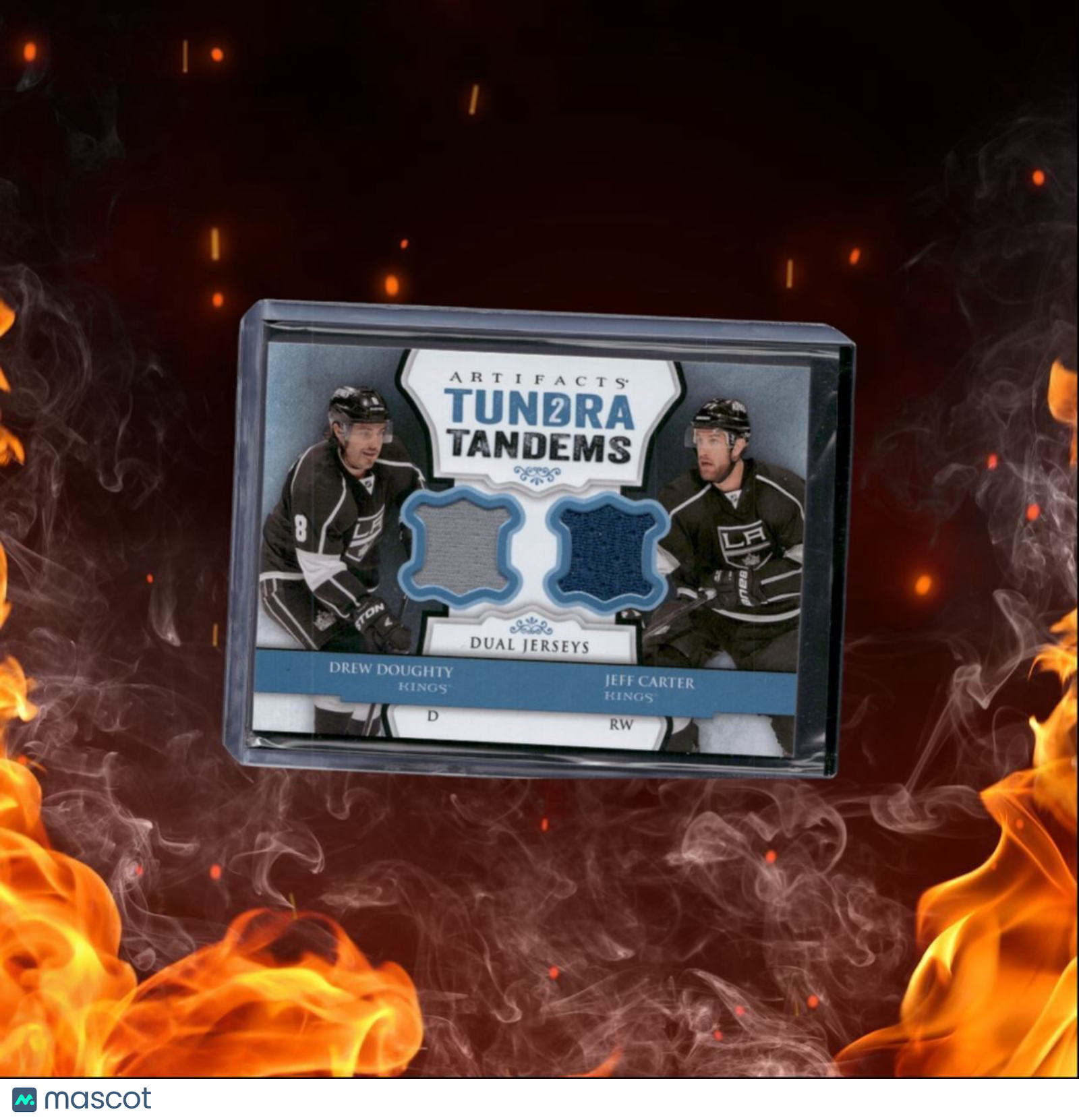 2013-14 Upper Deck Artifacts Drew Doughty / Jeff Carter Tundra Tandems Jersey