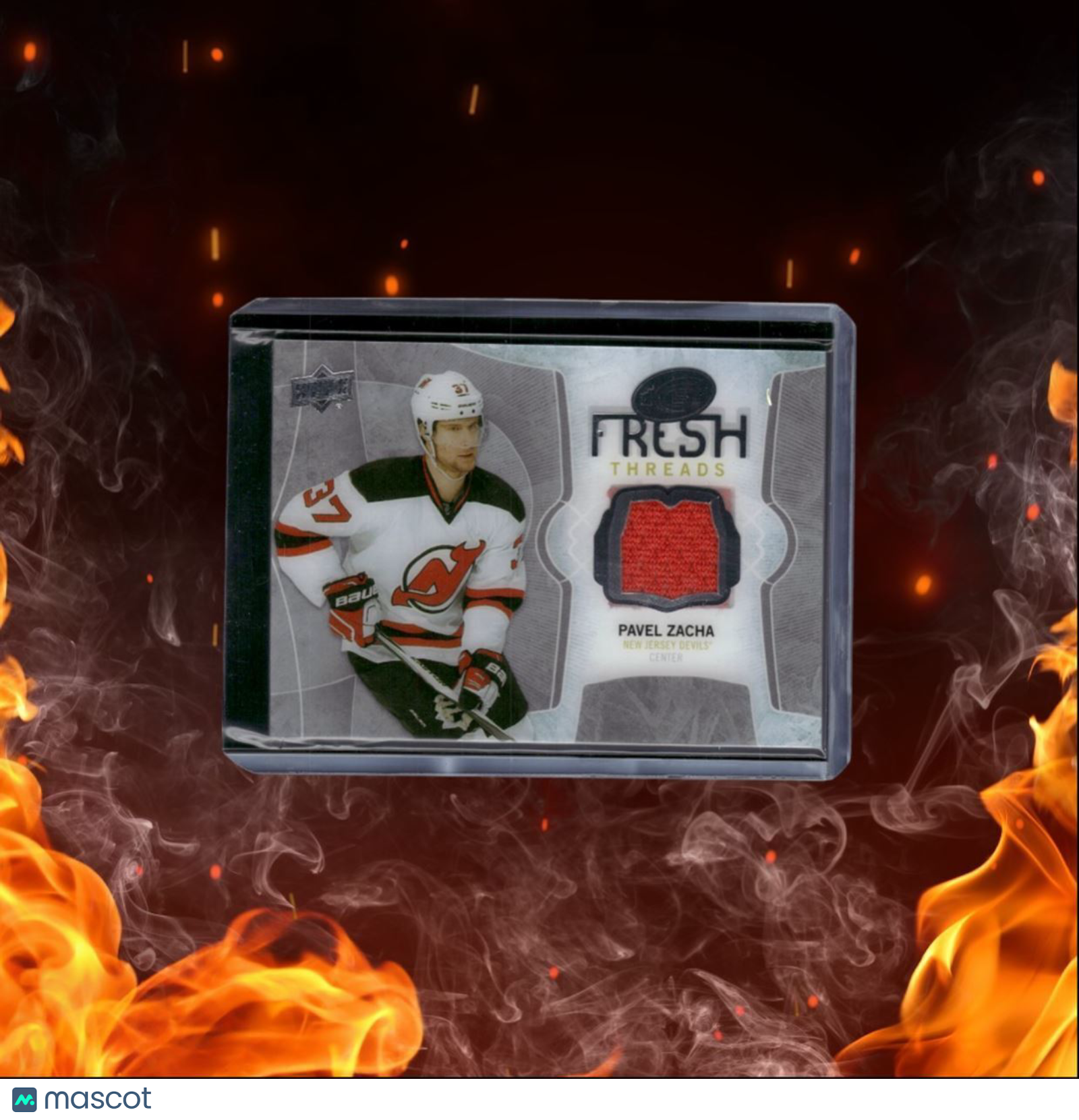 2016-17 Upper Deck ICE Pavel Zacha Fresh Threads Jersey Rookie #FT-PZ