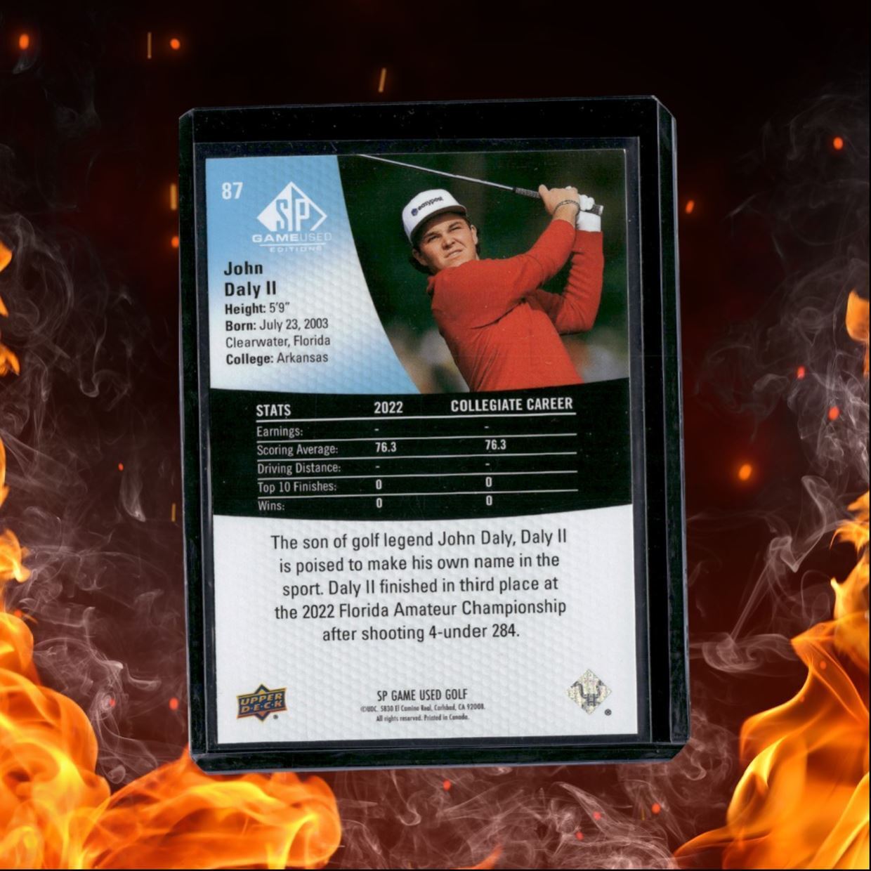 2024 SP Game Used Golf John Daly II Rookie #87
