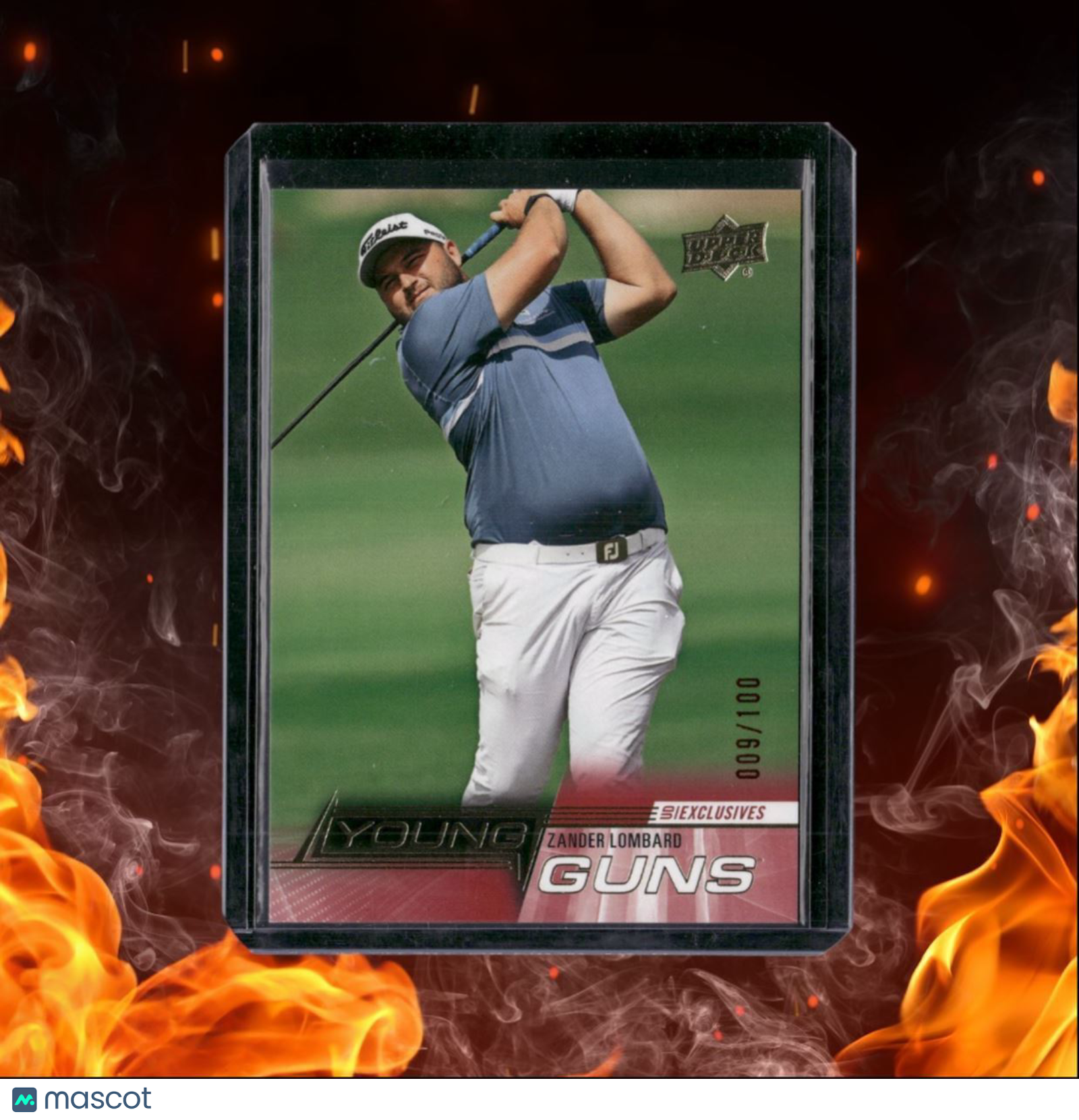 2024 Upper Deck Golf Zander Lombard Young Guns UD Exclusives Rookie 009/100 #116