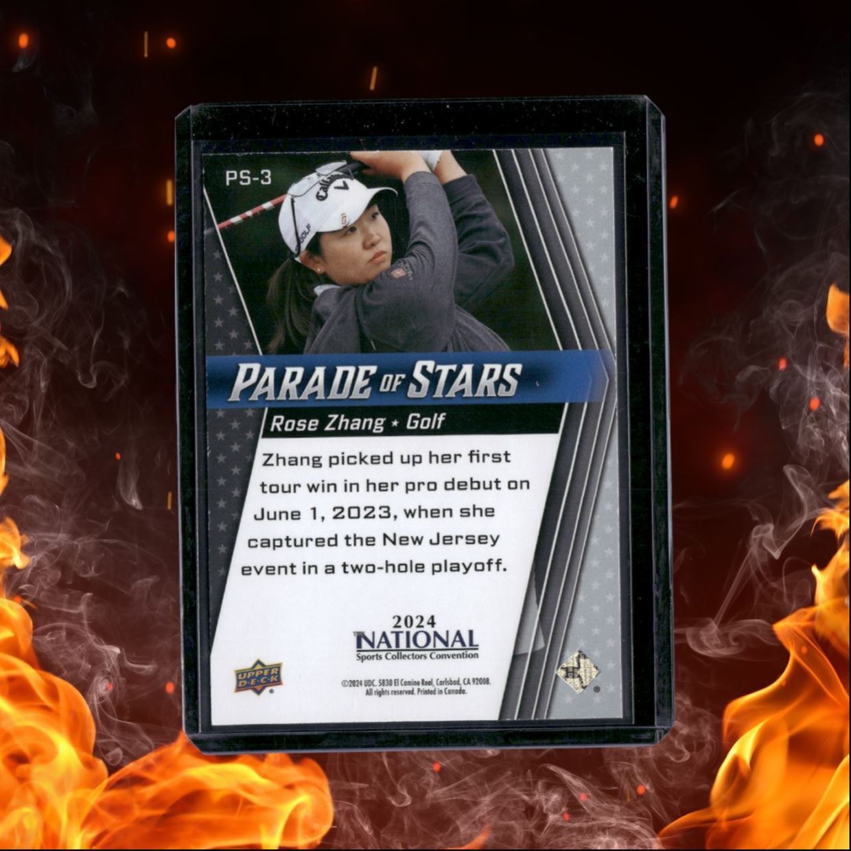 2024 Upper Deck National Rose Zhang Parade of Stars #PS-3
