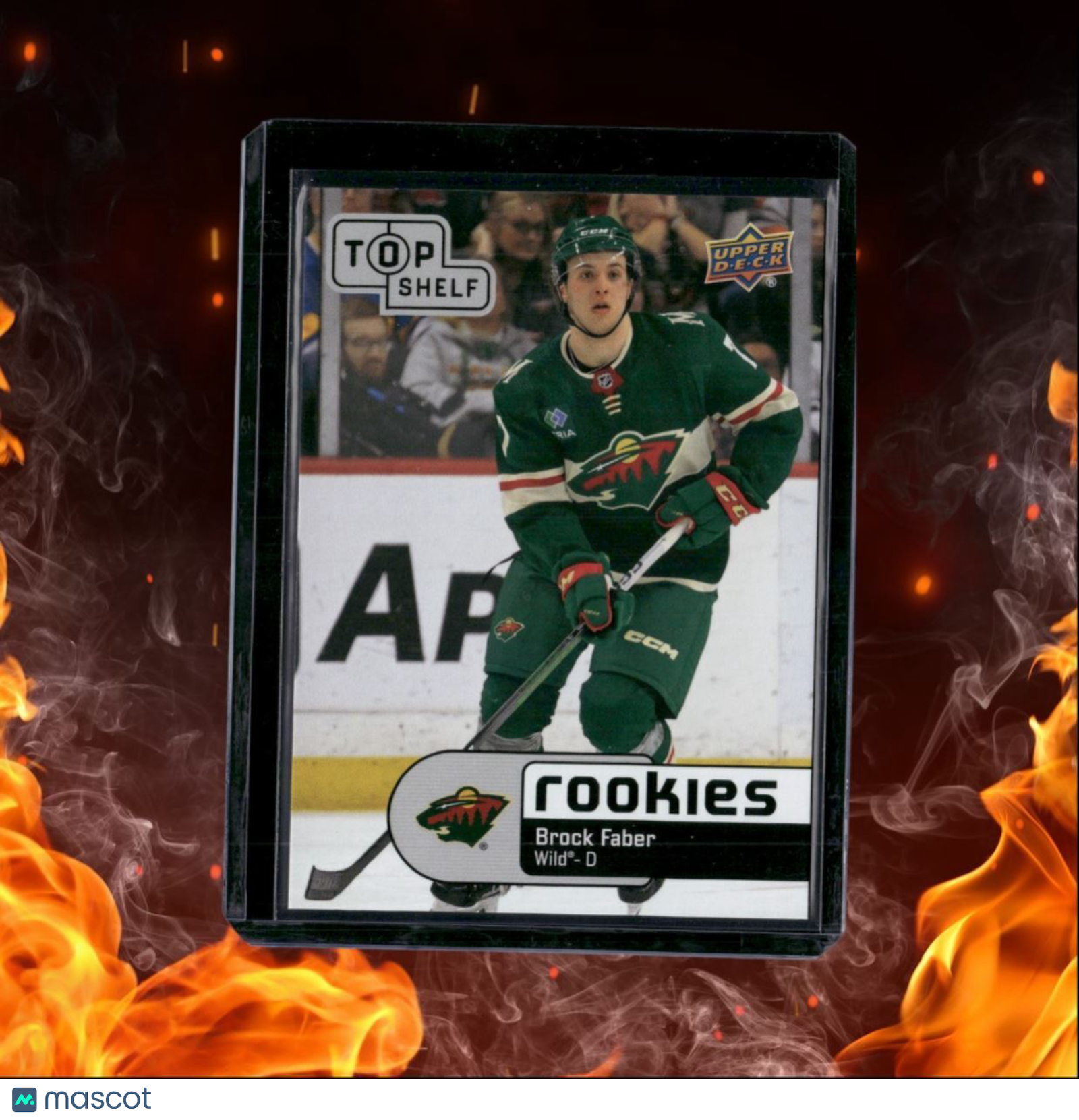 2024-25 Upper Deck The National Brock Faber Top Shelf (A) Rookie #TS-3