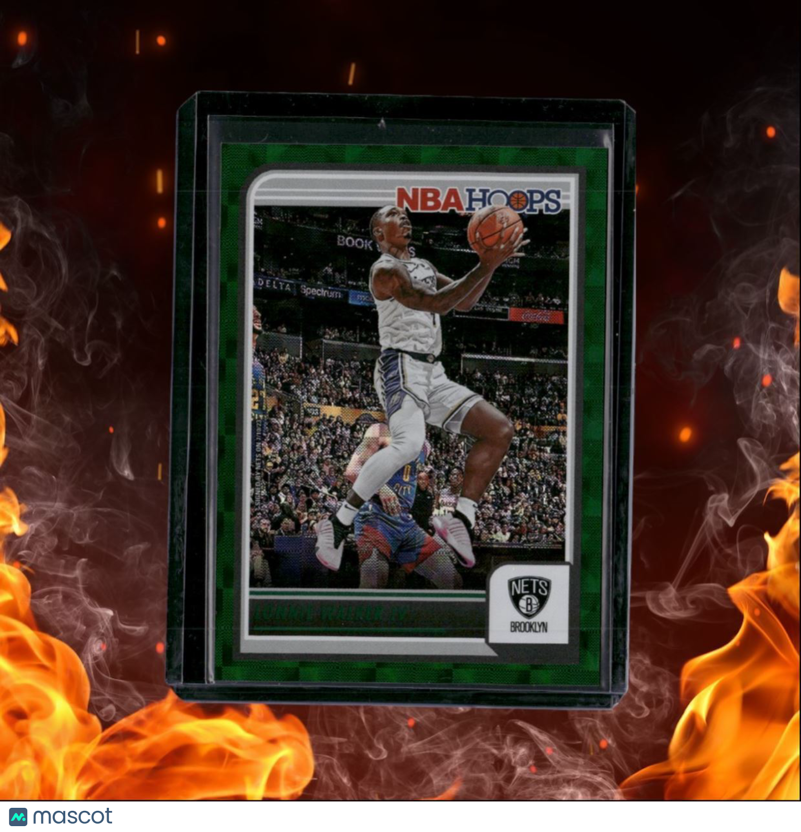 2023-24 Panini NBA Hoops Lonnie Walker IV Hyper Green 06/25 #110
