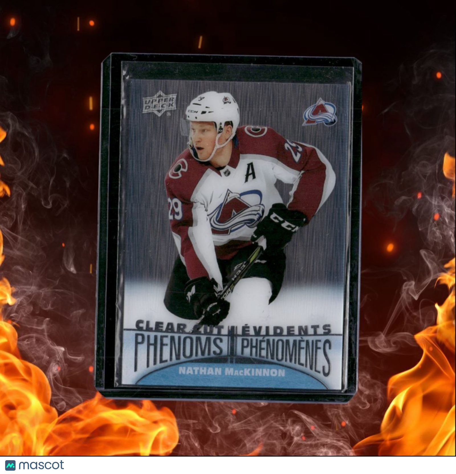 2018-19 Upper Deck Tim Hortons Nathan MacKinnon Clear Cut Phenoms #CC-13