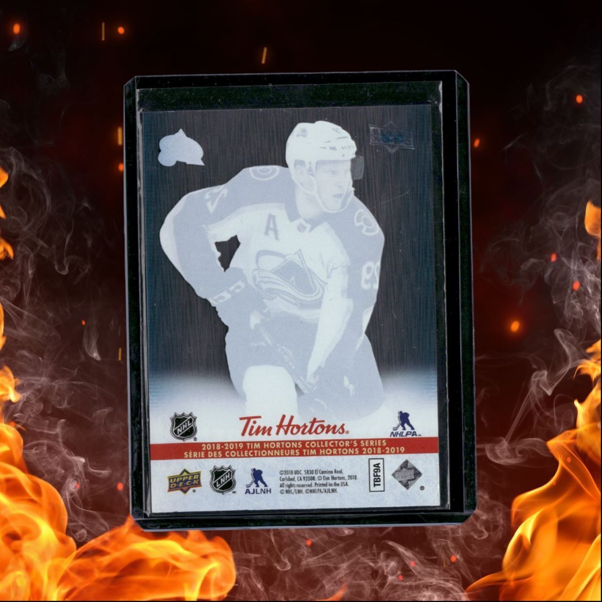 2018-19 Upper Deck Tim Hortons Nathan MacKinnon Clear Cut Phenoms #CC-13