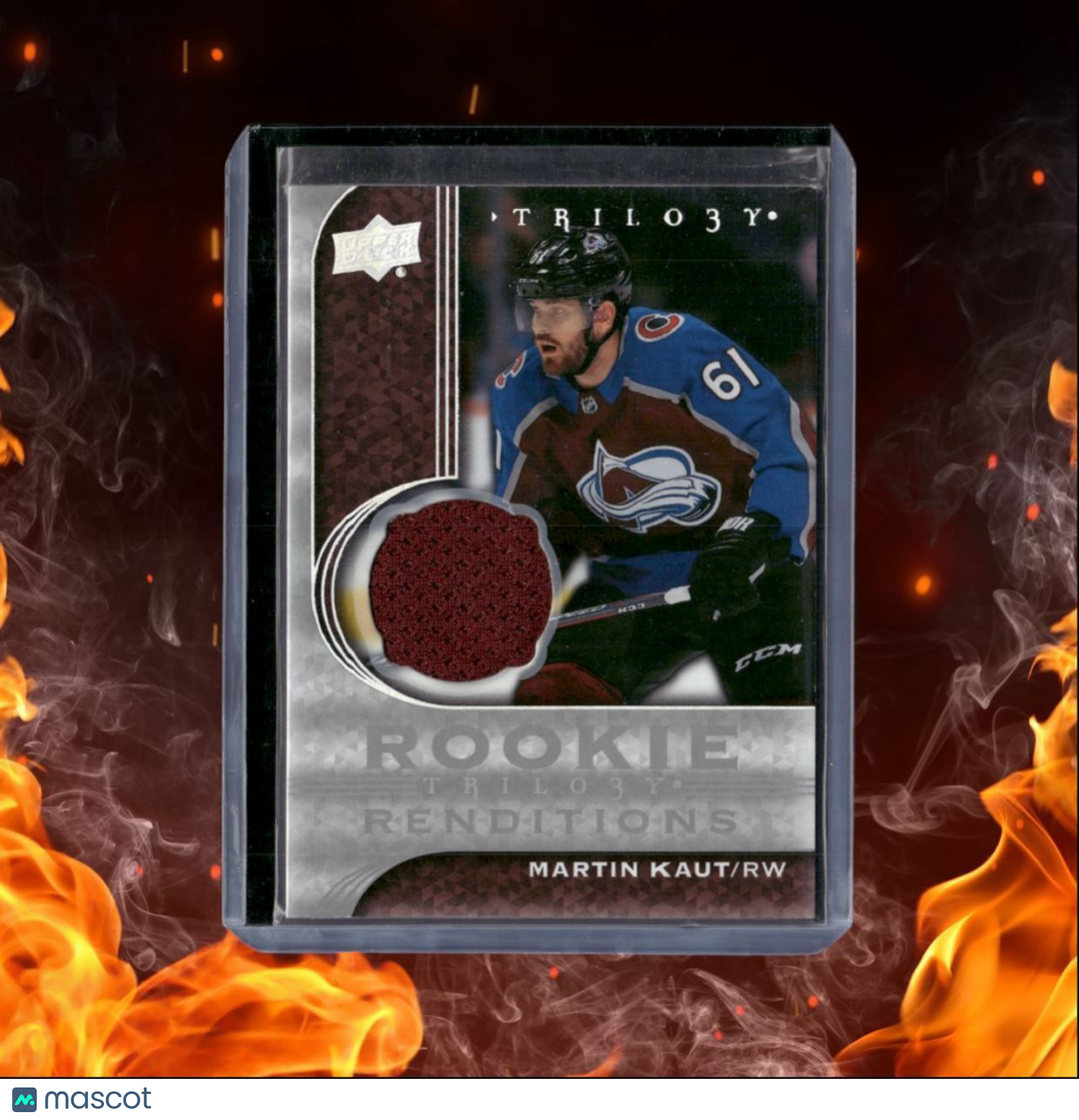 2020-21 Upper Deck Trilogy Martin Kaut Renditions Jersey Rookie #RR-16