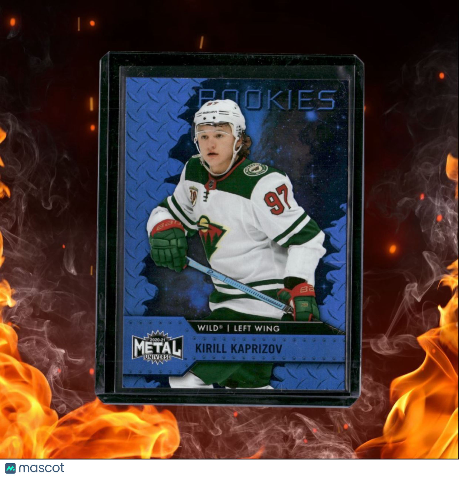 2020-21 Skybox Metal Universe Kirill Kaprizov Blue Rookie #125