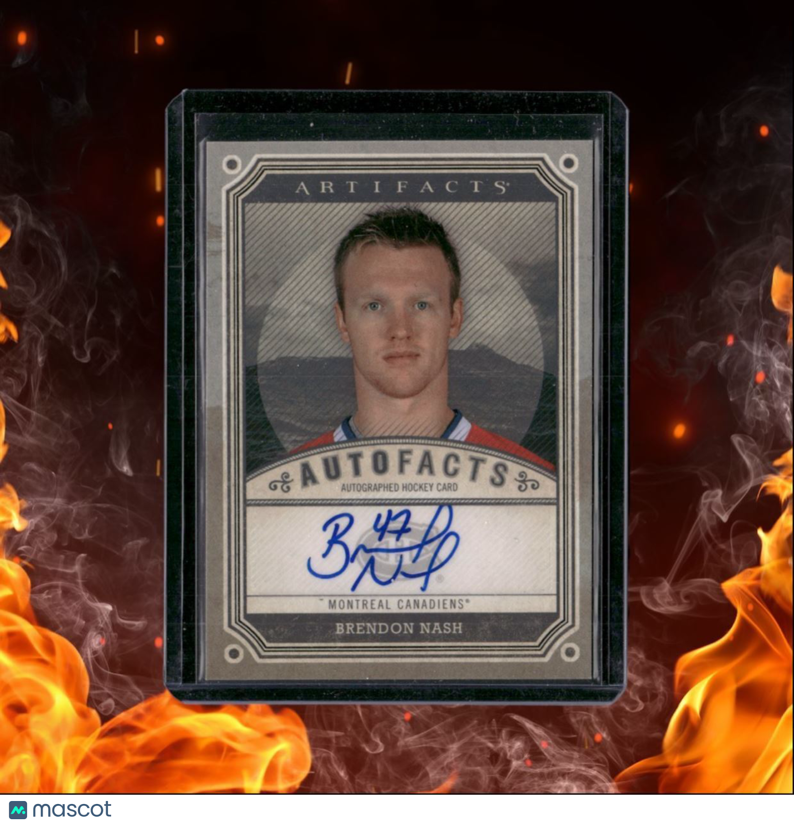 2013-14 Upper Deck Artifacts Brendon Nash Autofacts Auto #A-BN