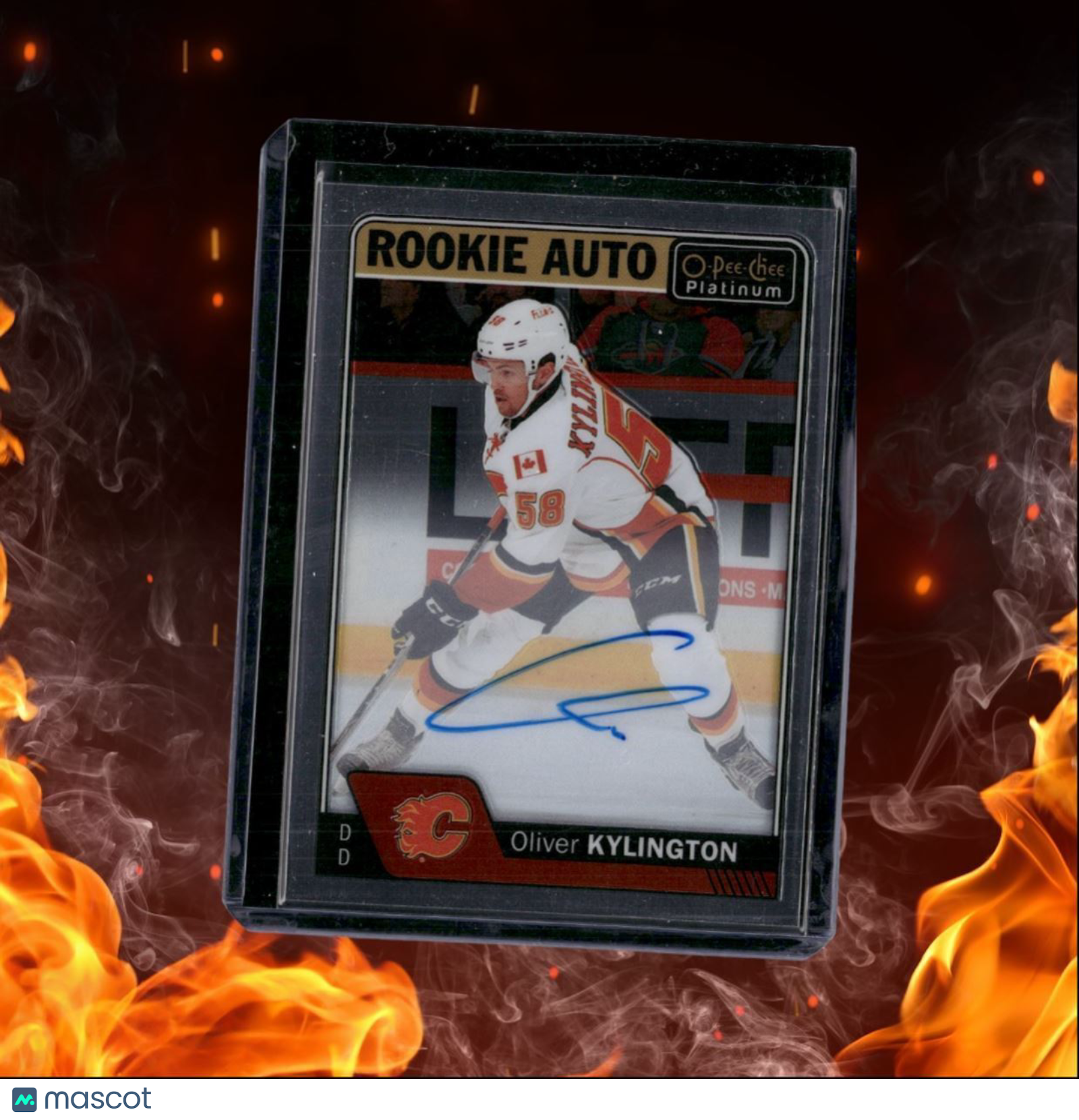 2016-17 O-Pee-Chee Platinum Oliver Kylington Rookie Auto #R-OK