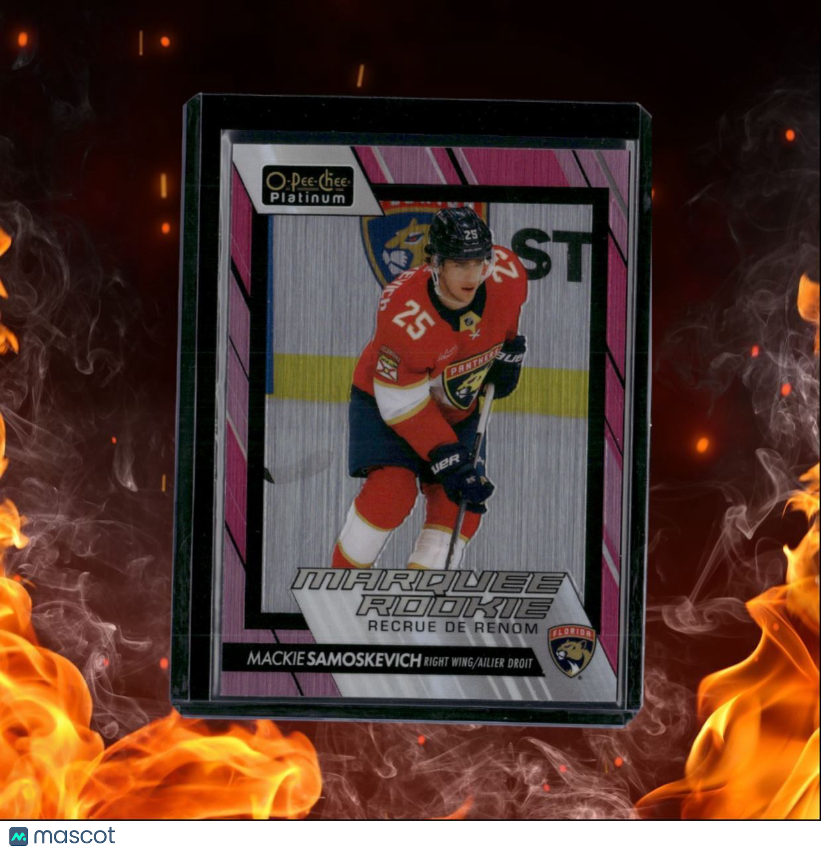 2023-24 O-Pee-Chee Platinum Mackie Samoskevich Matte Pink Marquee Rookie #269