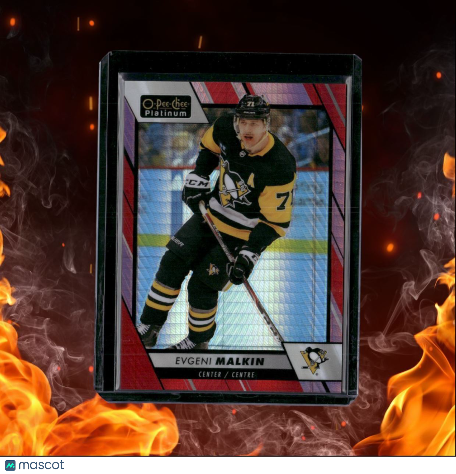 2023-24 O-Pee-Chee Platinum Evgeni Malkin Red Prism 161/199 #188