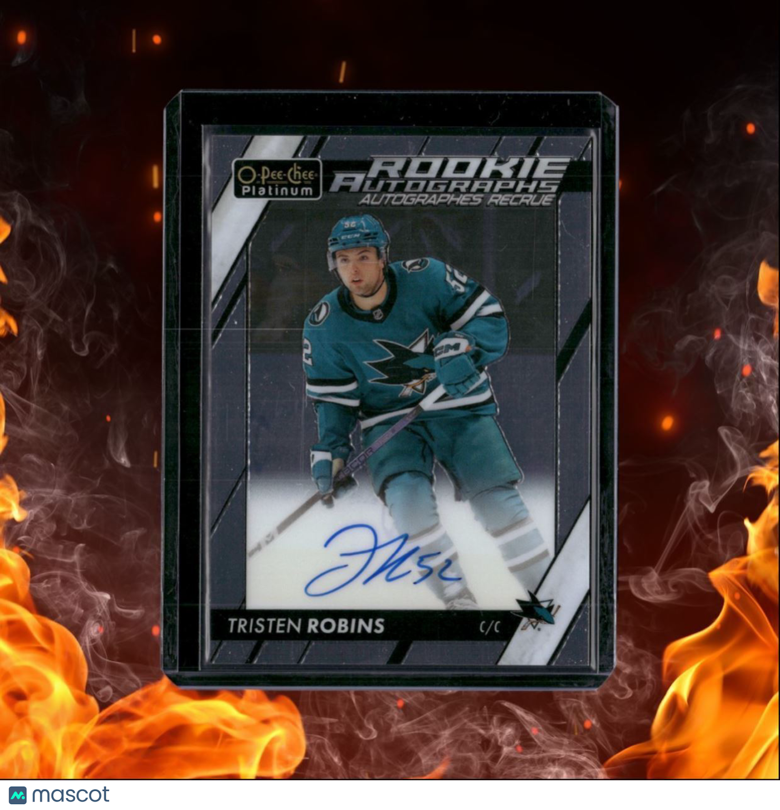 2023-24 O-Pee-Chee Platinum Tristen Robins (B) Rookie Auto #R-TR