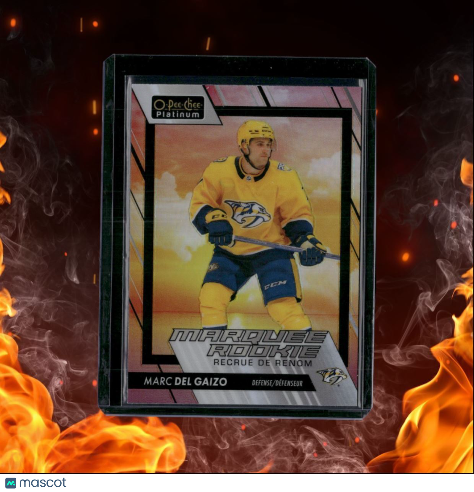 2023-24 O-Pee-Chee Platinum Marc Del Gaizo Sunset Marquee Rookie #278