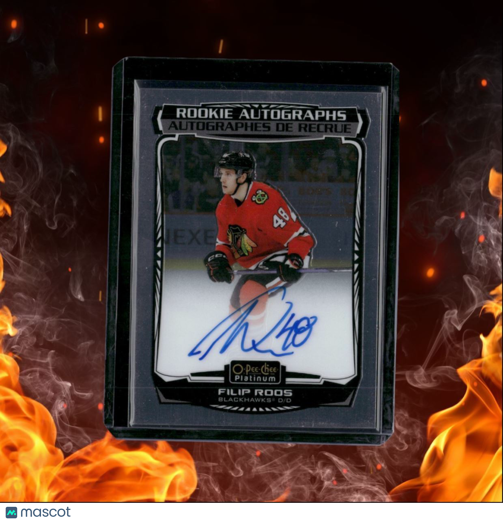 2023-24 O-Pee-Chee Platinum Filip Roos Rookie Auto #R-FR