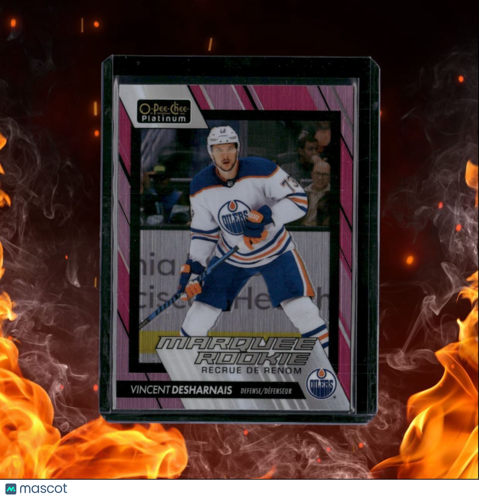 2023-24 O-Pee-Chee Platinum Vincent Desharnais Matte Pink Rookie #263
