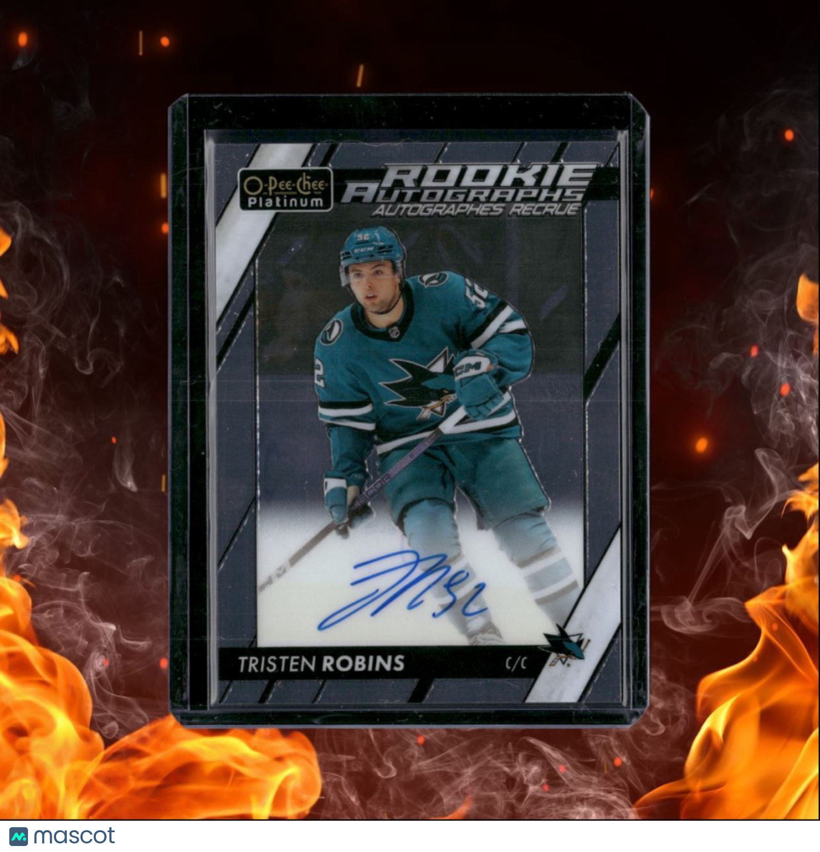 2023-24 O-Pee-Chee Platinum Tristen Robins (A) Rookie Auto #R-TR