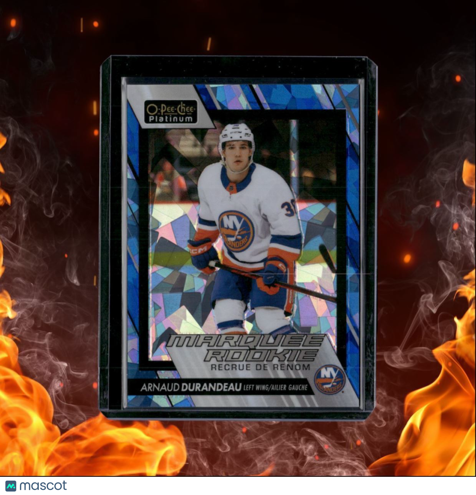 2023-24 O-Pee-Chee Platinum Arnaud Durandeau Blue Fragment Marquee Rookie